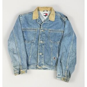 Y2K Vintage 90's Tommy Hilfiger Denim Trucker Jacket Size XL